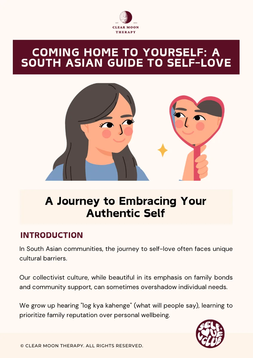 The South Asian Self-Love Workbook — PDF cover